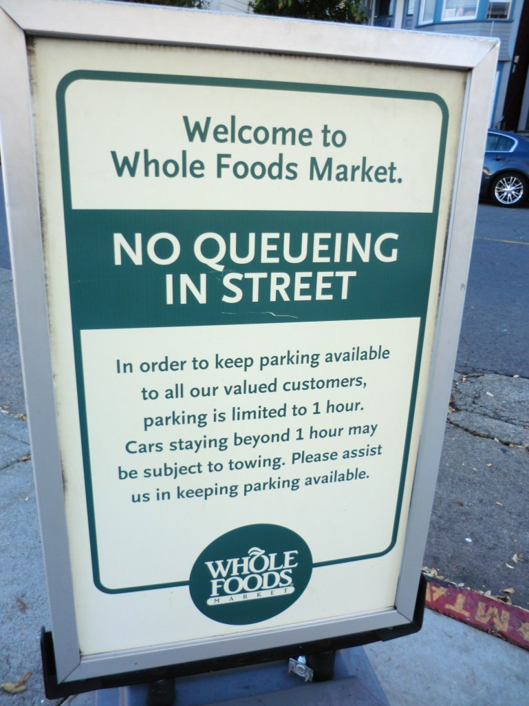 Whole Foods queue